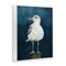 Stupell Industries Perched Coastal Bird Framed Giclee Wall Art Design by Grace Popp